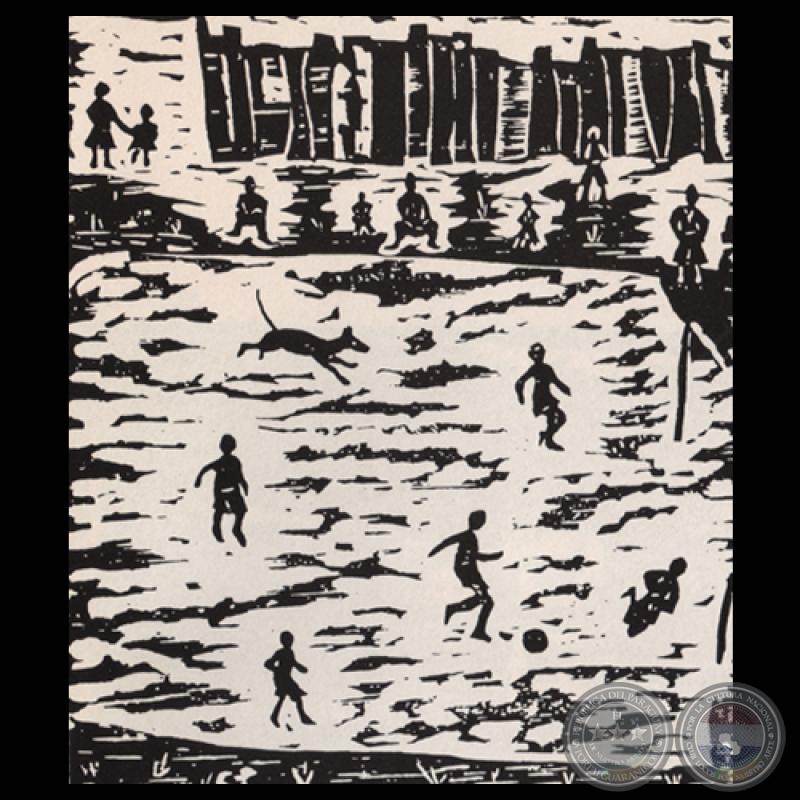 VACAPI POPO - Grabado de JACINTO RIVERO